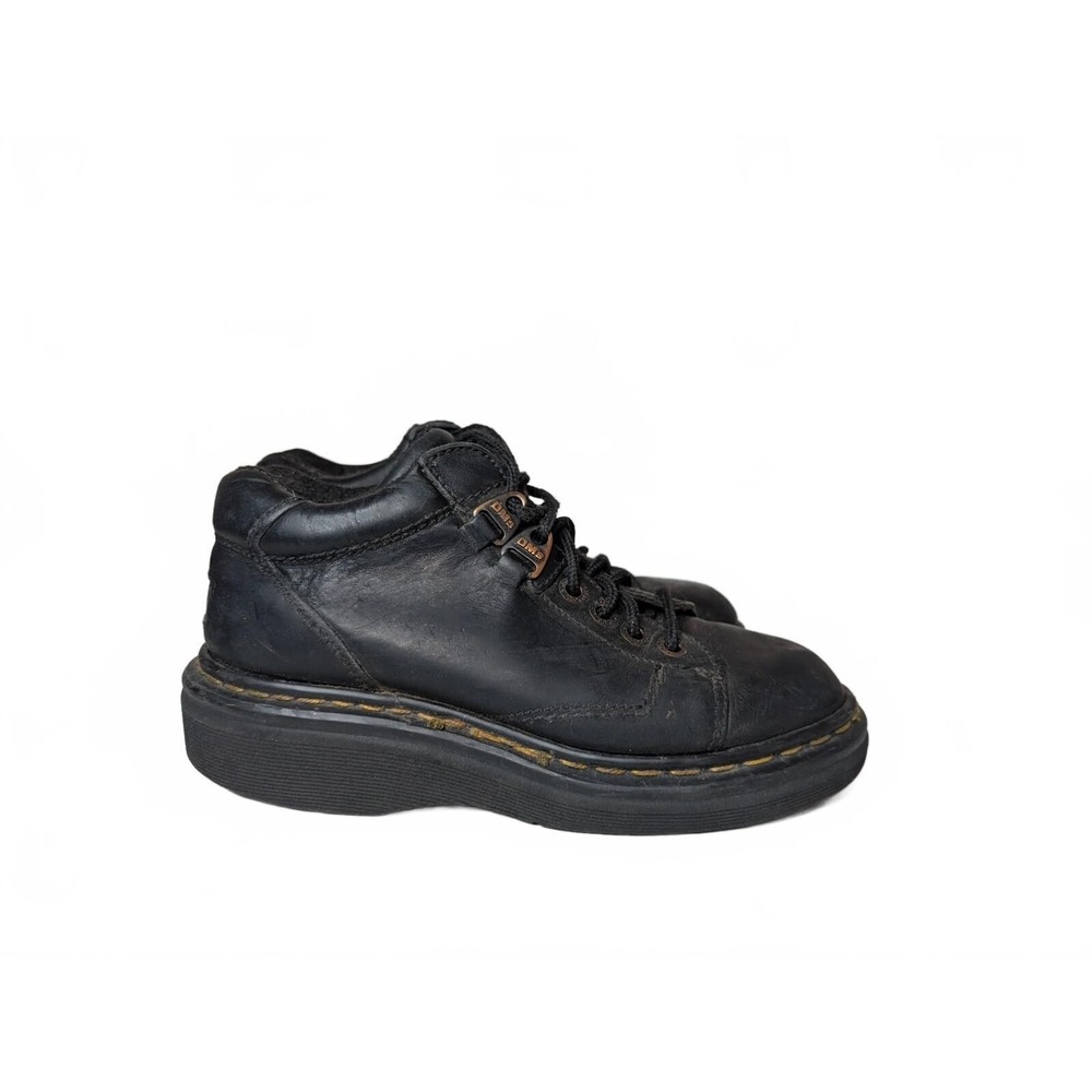 Vintage 90s Dr. Martens 9357 Chunky Ankle Boots Black Leather Size 6 US